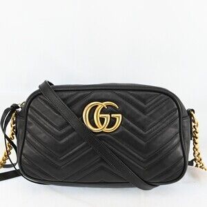 Auth Gucci Gg Marmont Chain Shoulder #196265G69B
